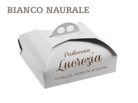 SCATOLE PORTA TORTE PERSONALIZZATE BIANCO NATURALE